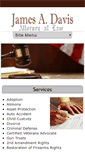 Mobile Screenshot of jamesadavislaw.com