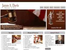 Tablet Screenshot of jamesadavislaw.com